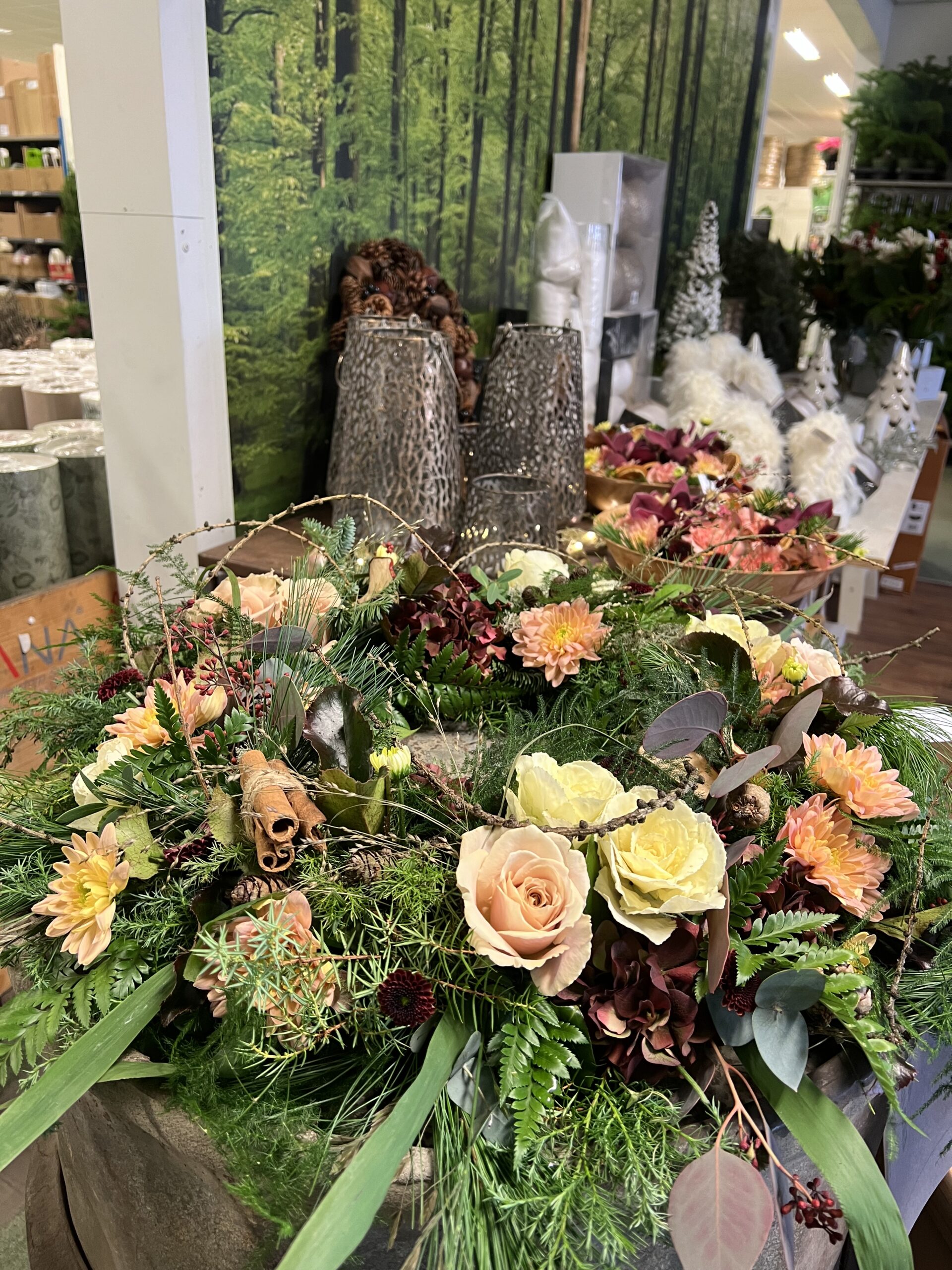 Utställning på Blomstergrossisten